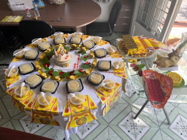 Đặt mâm cúng thôi nôi bé gái trọn gói tại Đồ Cúng Cát Tường