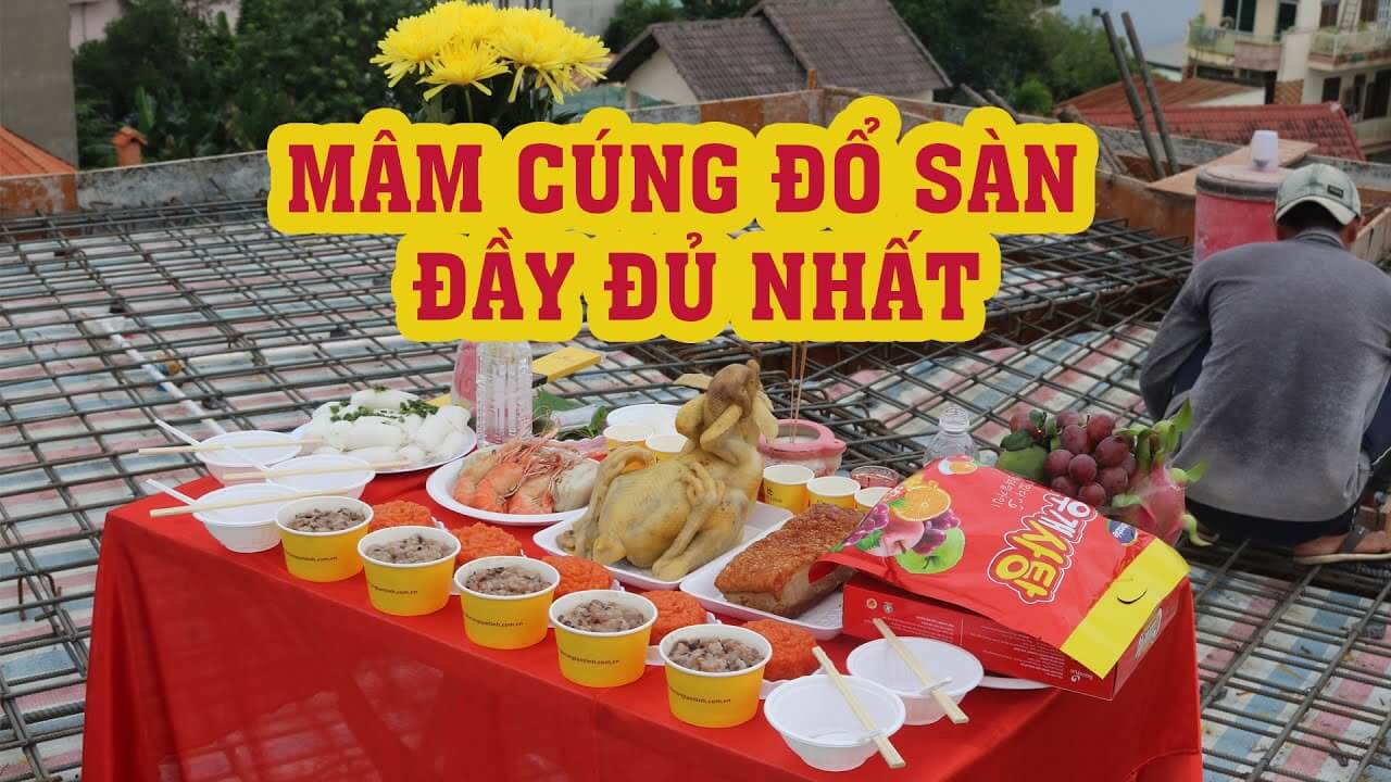 Sắm Lễ Cúng Đổ Mái Nhà