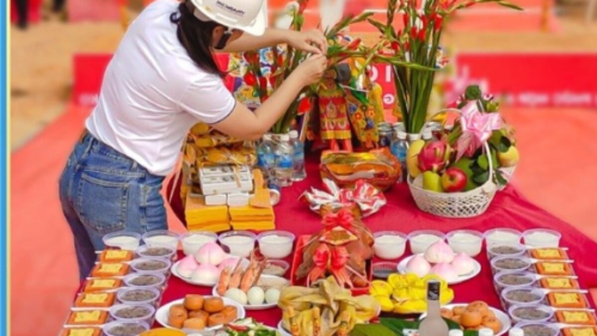 Lễ vật cúng tổ nghề xây dựng