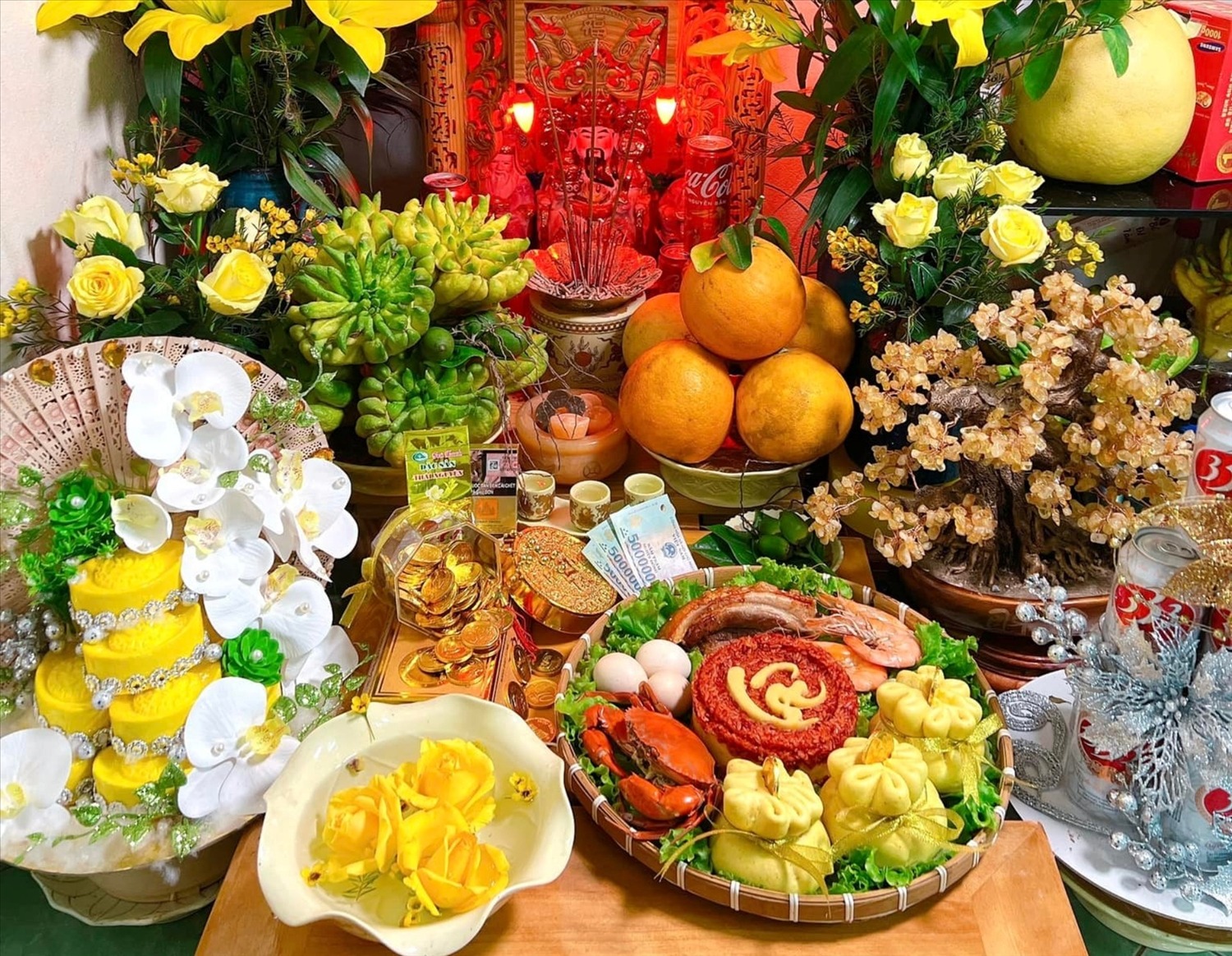 Đặt mâm cúng Thần Tài trọn gói – Giải pháp tiện lợi từ Đồ Cúng Cát Tường