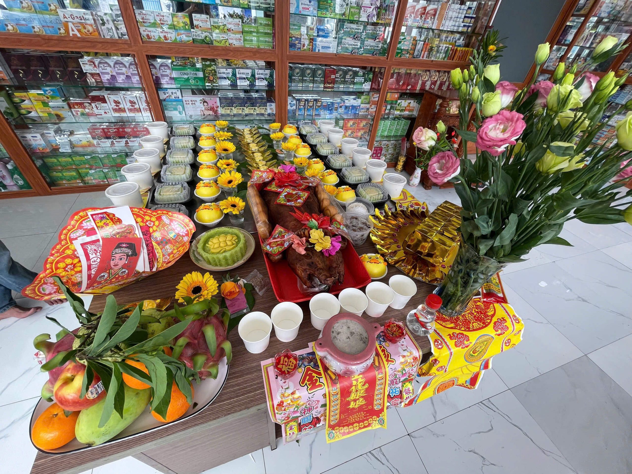 Lễ vật mâm cúng căn 12 tuổi đầy đủ